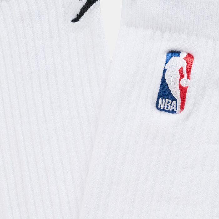 Jordan NBA Crew Socks White Jordan NBA Crew Socks White image number 1