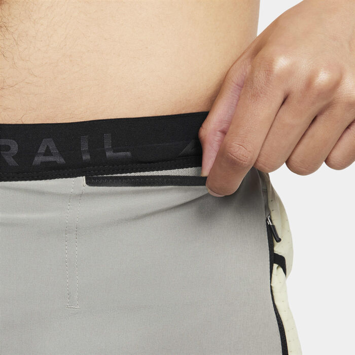 Nike Men's Second Sunrise Dri-FIT Trail Running Shorts Grey Nike Men's Second Sunrise Dri-FIT Trail Running Shorts Grey image number 6