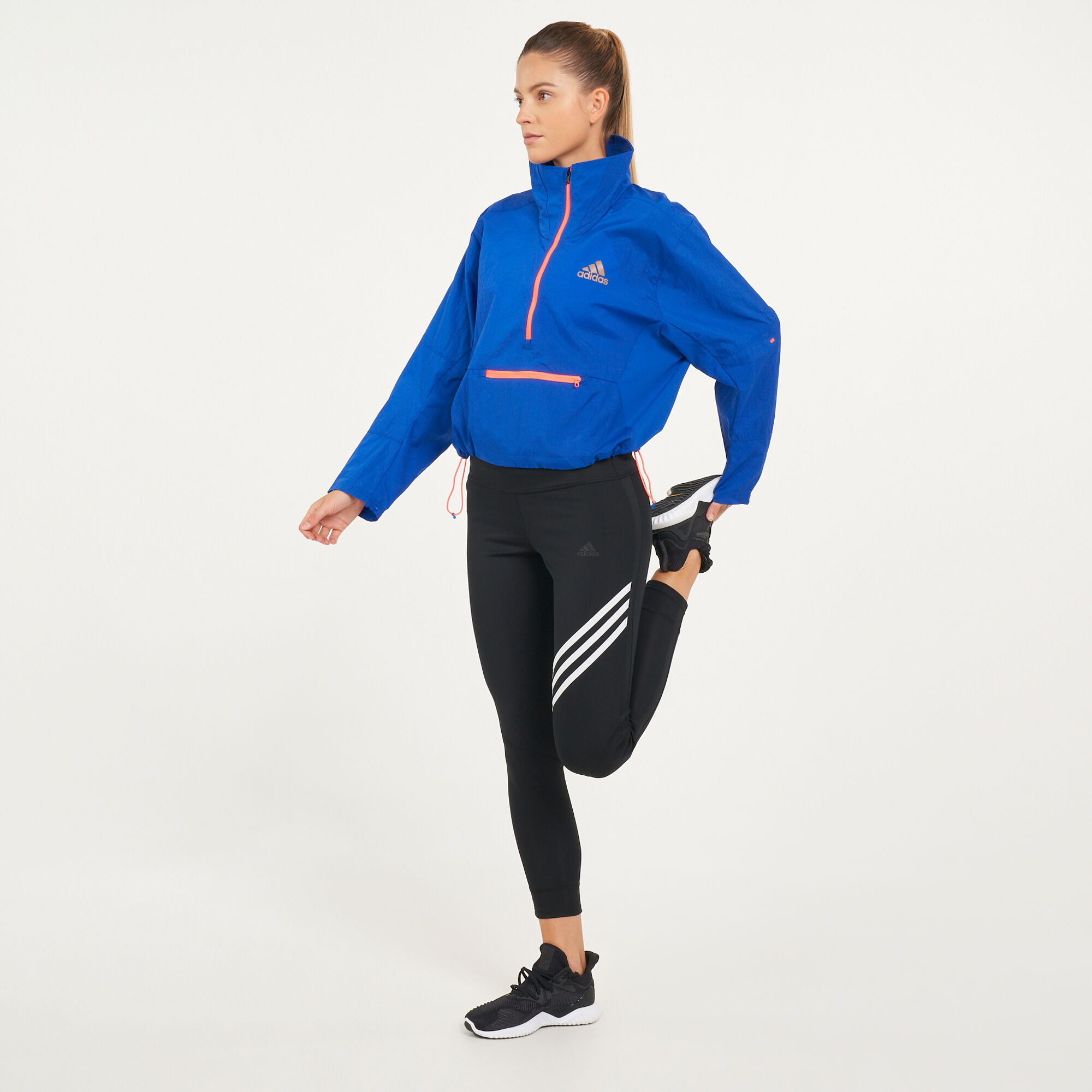 Buy adidas Women s Run It 3 Stripes 7 8 Leggings Black in KSA SSS