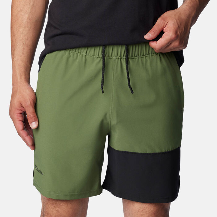 Columbia Men's Logo Hiking Shorts Green Columbia Men's Logo Hiking Shorts Green image number 2