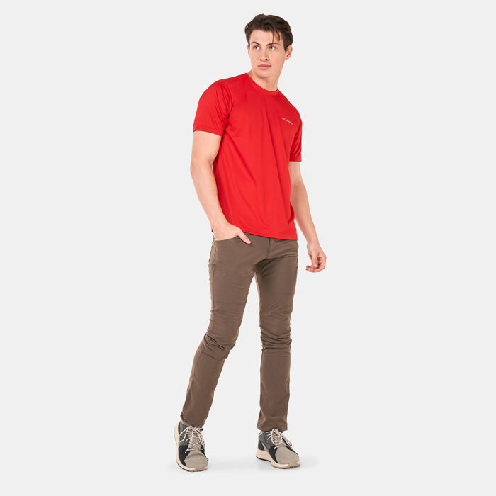 Columbia Men's Columbia Hike T-Shirt Red Columbia Men's Columbia Hike T-Shirt Red image number 2