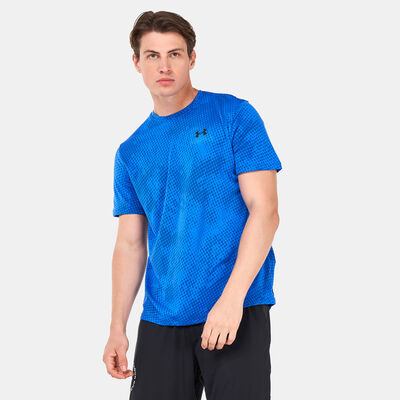 Under Armour Men's Training Vent Jacquard T-Shirt Blue
