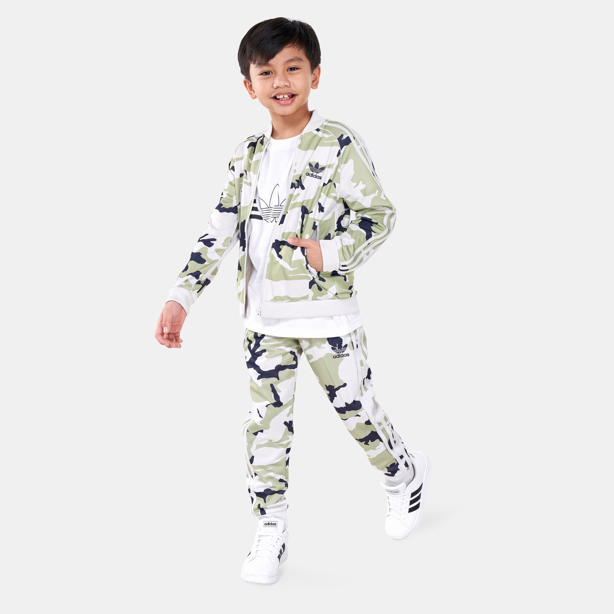 Buy adidas Originals Kids Camo SST Track Jacket Multi Color in
