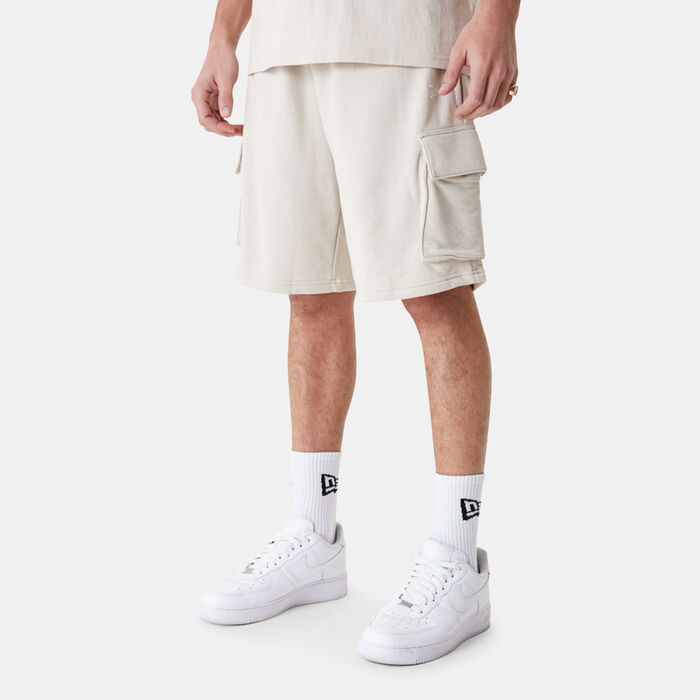 New Era Men's Essentials Cargo Shorts Beige image number 0