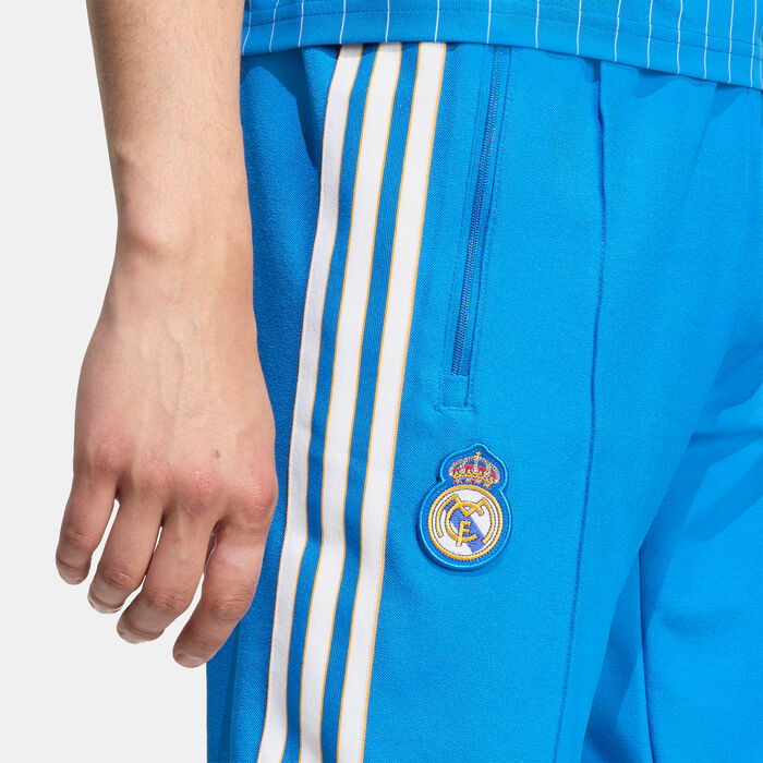 adidas Men's Real Madrid Terrace Icons Track Pants Blue adidas Men's Real Madrid Terrace Icons Track Pants Blue image number 3