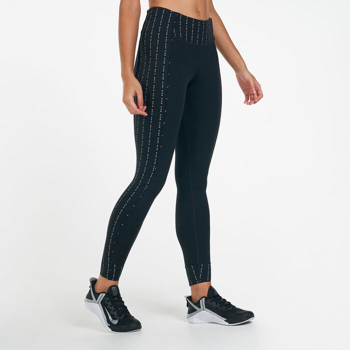 Buy Nike Women's Dri-FIT One Luxe Icon Clash 7/8 Leggings Black in