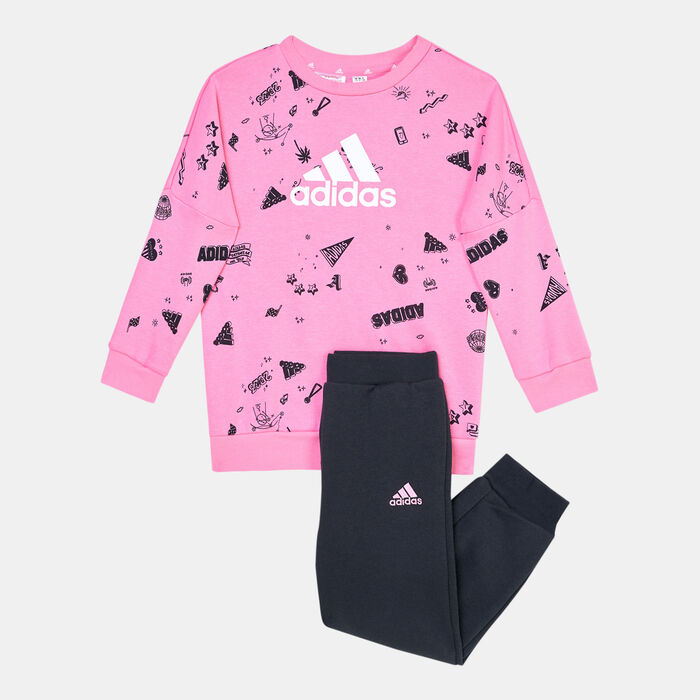 adidas Kids' Brand Love Sweatshirt Set Multi-Color image number 0