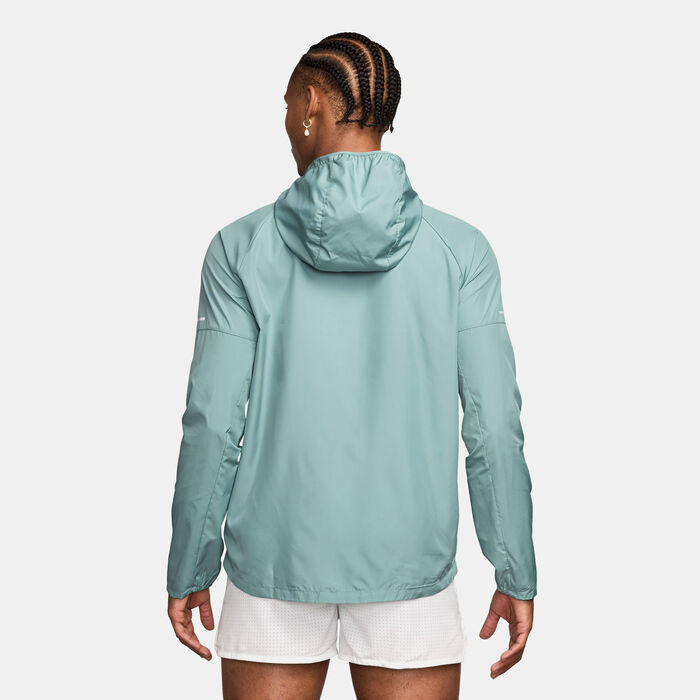 Nike Men's Miler Repel Running Jacket Green image number 1