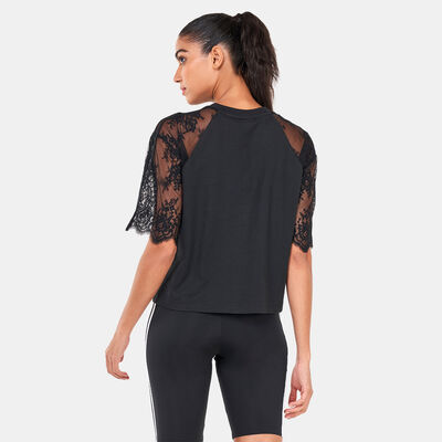adidas Originals Women's Adicolor Classics Lace T-Shirt in KSA | SSS