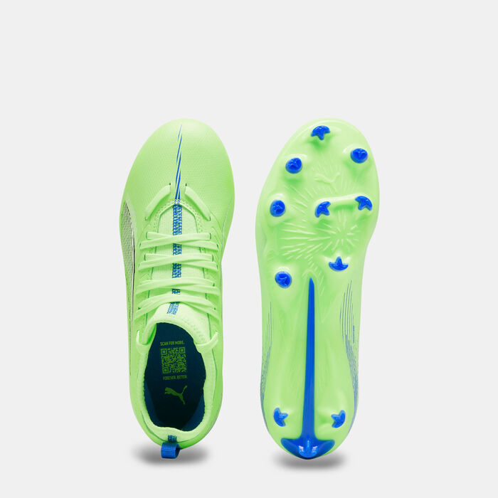 PUMA Kids' ULTRA 5 MATCH Firm Ground/Artificial Ground Football Shoes White PUMA Kids' ULTRA 5 MATCH Firm Ground/Artificial Ground Football Shoes White image number 3