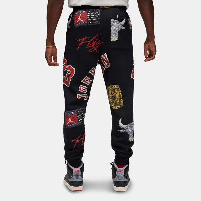Jordan Men's Brooklyn Printed Sweatpants Black image number 1