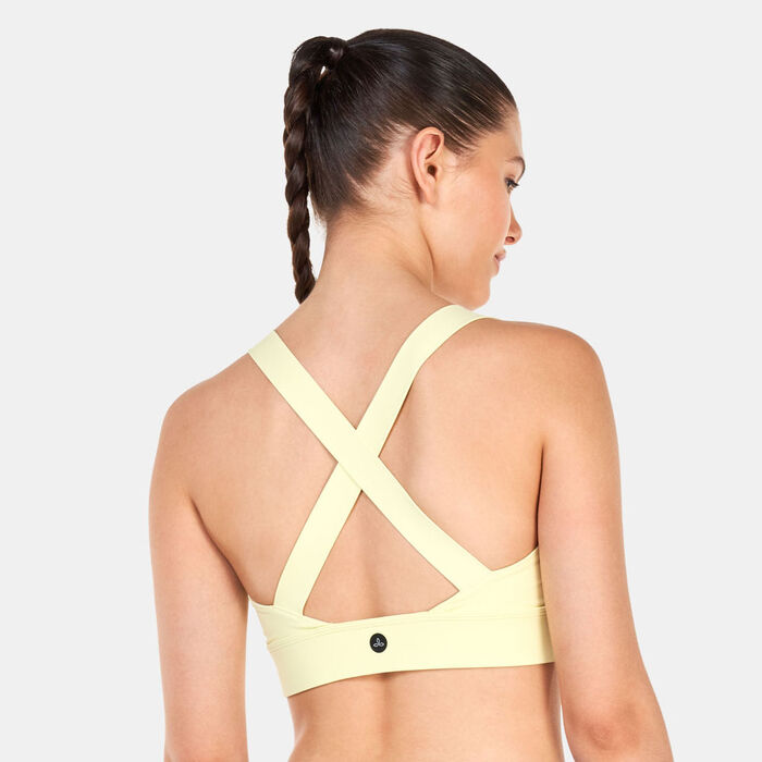 prAna Women's Layna Sports Bra Green prAna Women's Layna Sports Bra Green image number 1