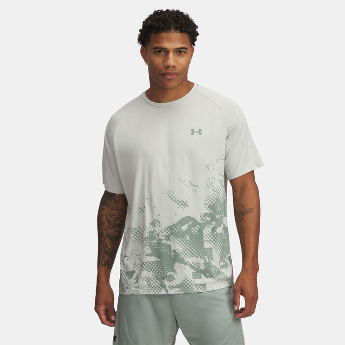 Under Armour Men's UA Tech Training T-Shirt Green image number 0