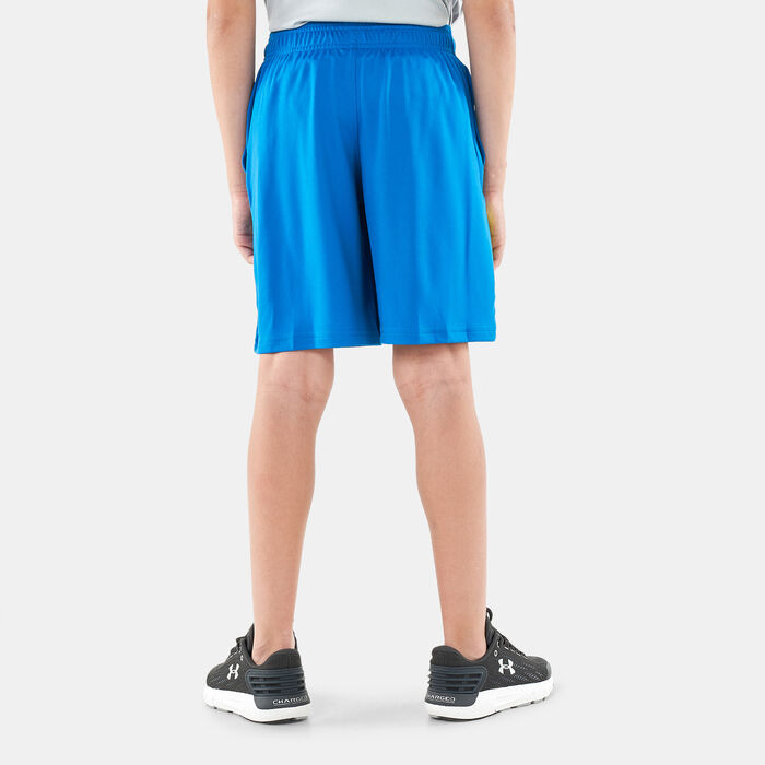 Under Armour Kids' UA Prototype 2.0 Logo Shorts Blue image number 1