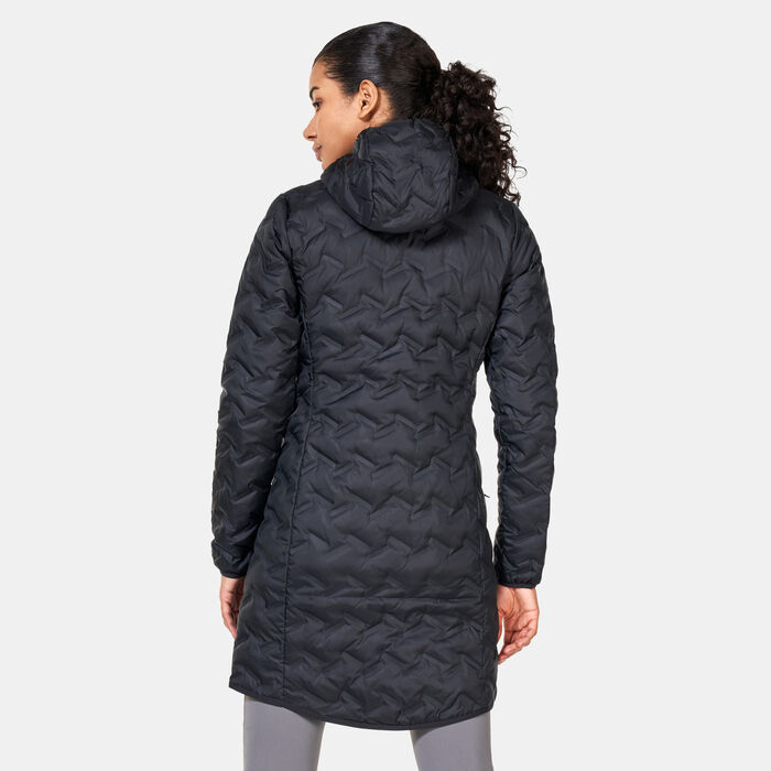 Columbia Women's Delta Ridge™ Long Down Jacket Black Columbia Women's Delta Ridge™ Long Down Jacket Black image number 1