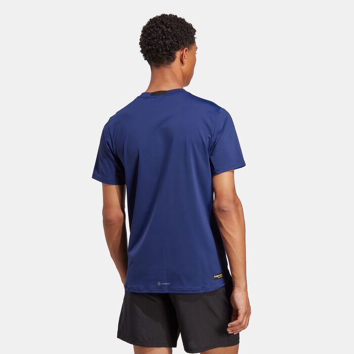 adidas Men’s Designed 4 Training Cordura® Workout T-Shirt Blue adidas Men’s Designed 4 Training Cordura® Workout T-Shirt Blue image number 1