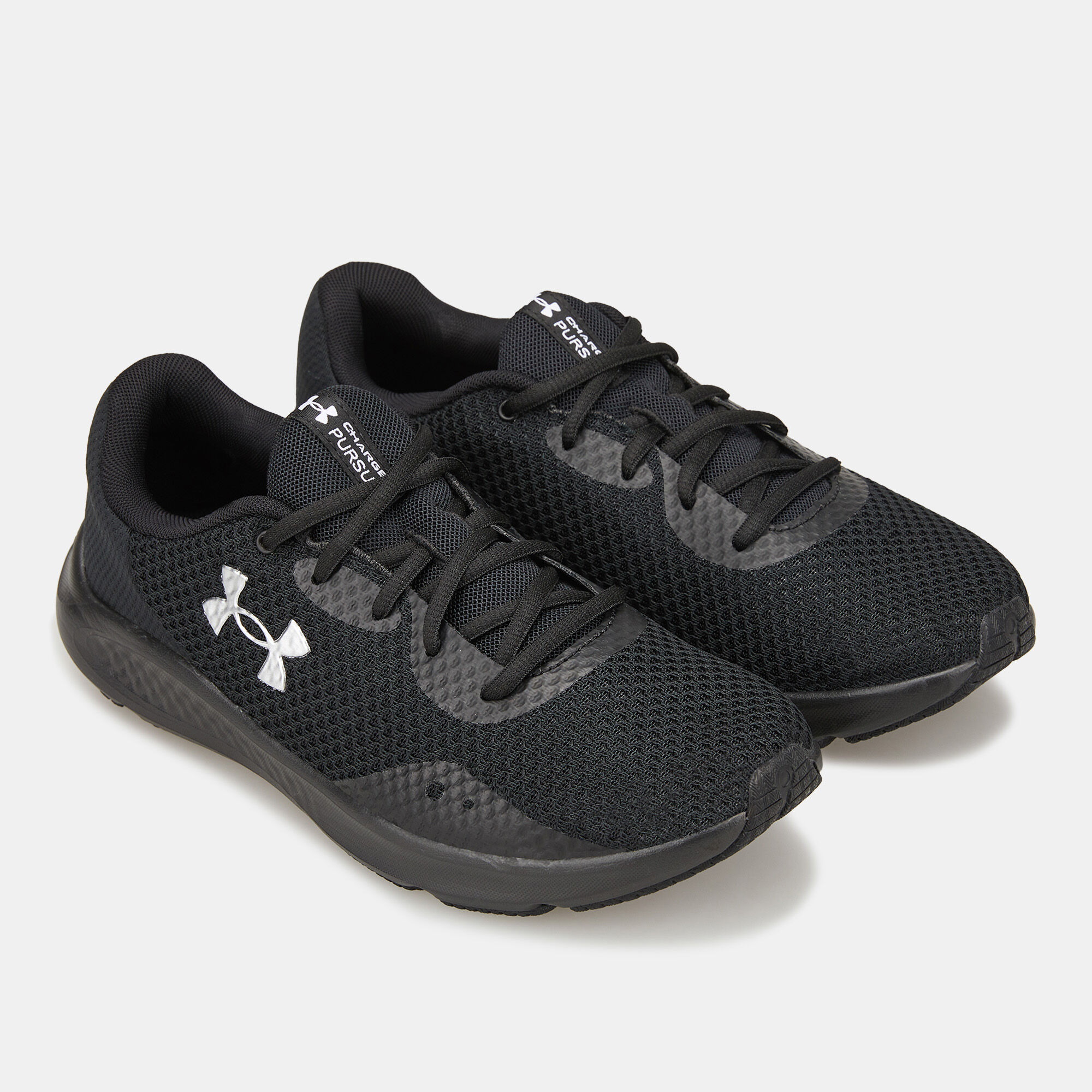 All black under armour womens shoes on sale