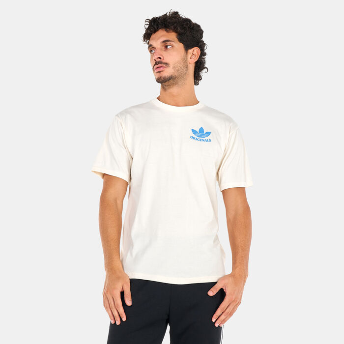 adidas Originals Men's Happy Earth T-Shirt Multi-Color adidas Originals Men's Happy Earth T-Shirt Multi-Color image number 1