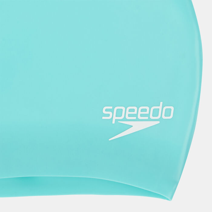 Speedo Long Hair Swimming Cap Green Speedo Long Hair Swimming Cap Green image number 1