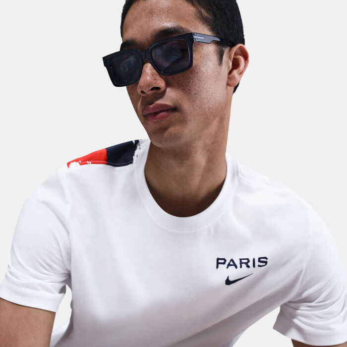 Nike Men's Paris Saint Germain Away T-Shirt White Nike Men's Paris Saint Germain Away T-Shirt White image number 2