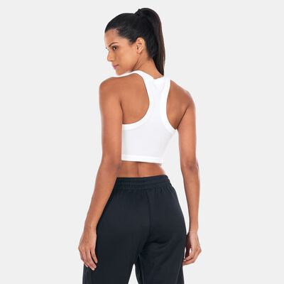 adidas Originals Women's Adicolor Classics 3-Stripes Short Tank Top White