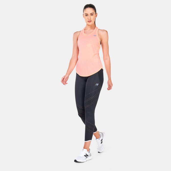 New Balance Women's Accelerate Training Tank Top Black New Balance Women's Accelerate Training Tank Top Black image number 2