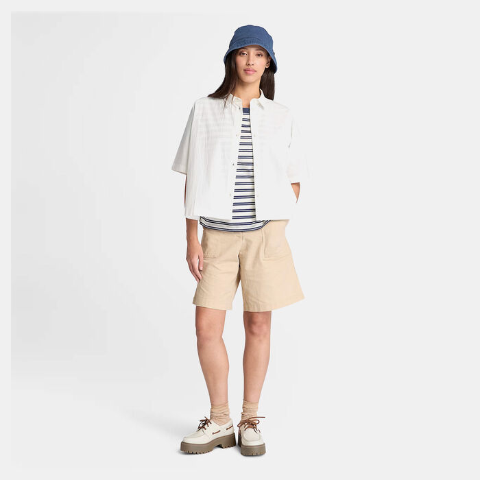 Timberland Women's Dunstan T-Shirt Blue image number 2