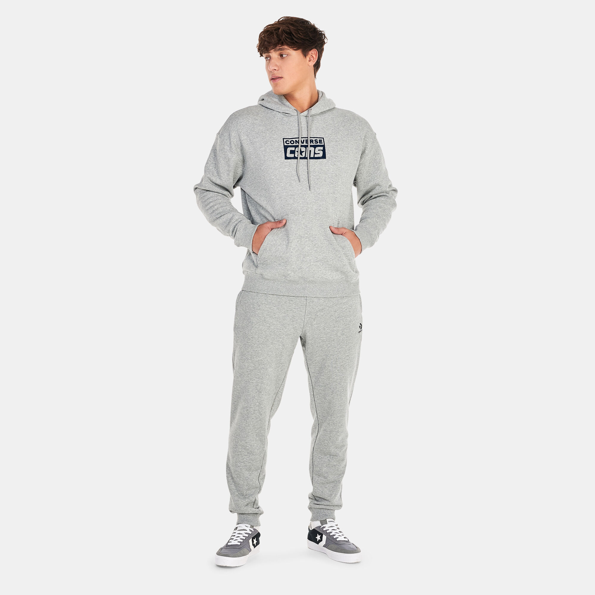 Grey converse tracksuit mens clearance