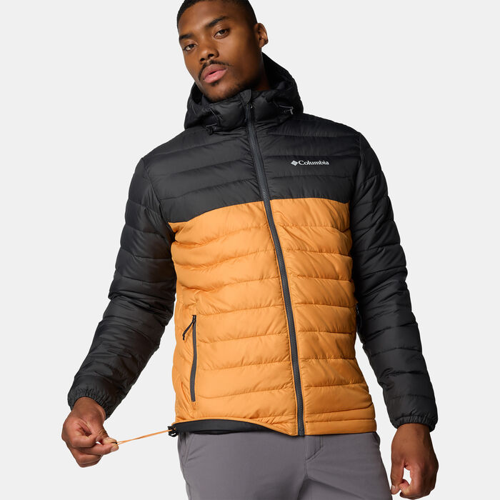 Columbia Men's Powder Lite II Full-Zip Hiking Hoodie yellow Columbia Men's Powder Lite II Full-Zip Hiking Hoodie yellow image number 4