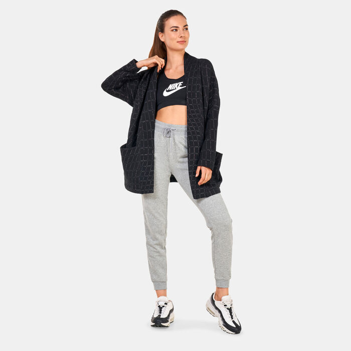 Nike Women’s Yoga Therma-FIT Luxe Jacquard Top Black Nike Women’s Yoga Therma-FIT Luxe Jacquard Top Black image number 2
