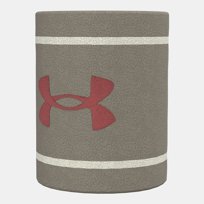 Under Armour Striped Performance Wristband Brown image number 2