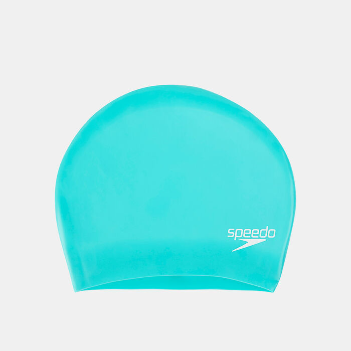 Speedo Long Hair Swimming Cap Green Speedo Long Hair Swimming Cap Green image number 0