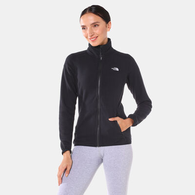 The North Face Women's 100 Glacier Full-Zip Jacket Black