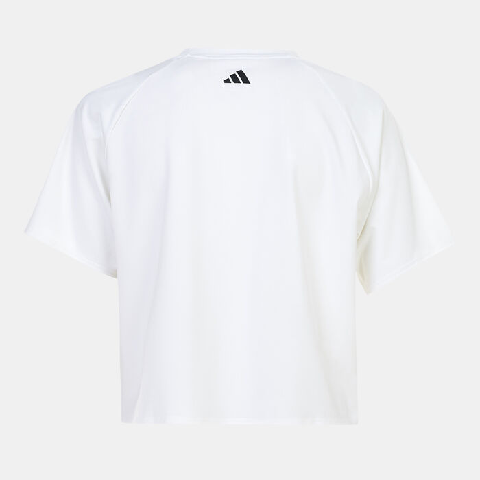 adidas Women's BrandLove T-Shirt White adidas Women's BrandLove T-Shirt White image number 1