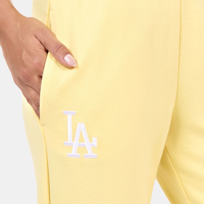 New Era Women's MLB Los Angeles Dodgers Joggers yellow New Era Women's MLB Los Angeles Dodgers Joggers yellow image number 3