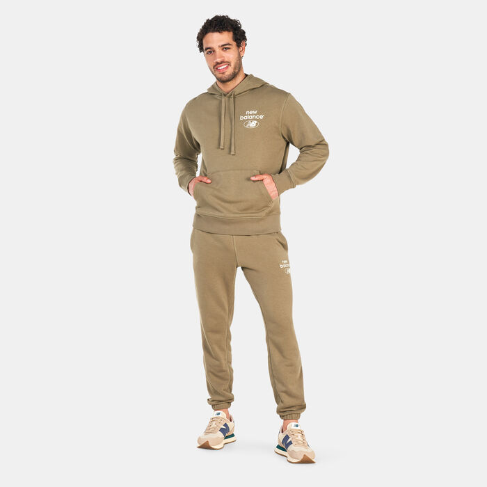 New Balance Men's Essentials Hoodie Green New Balance Men's Essentials Hoodie Green image number 2
