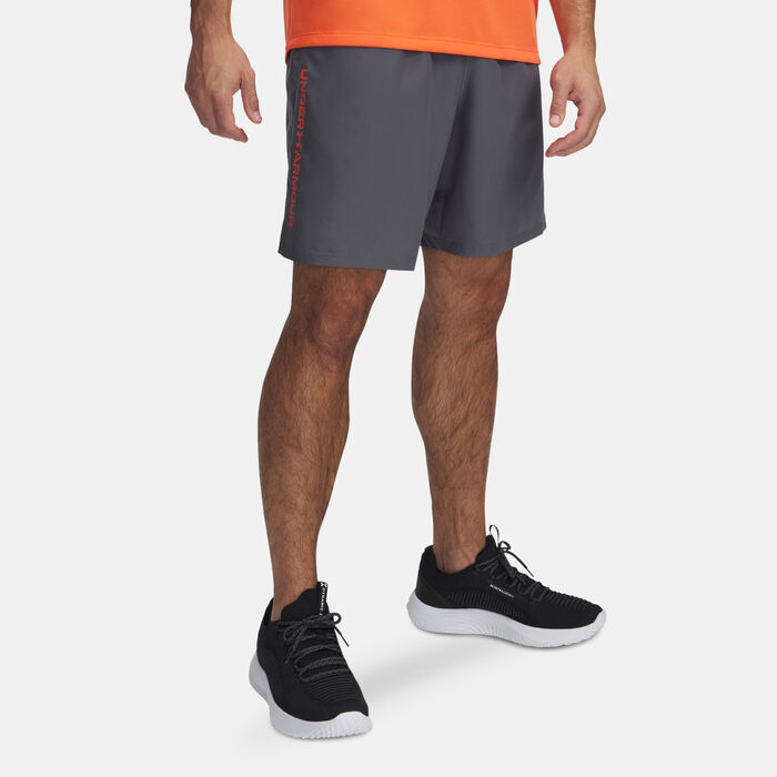 Under Armour Men's Tech Woven Wordmark Training Shorts Grey Under Armour Men's Tech Woven Wordmark Training Shorts Grey image number 0