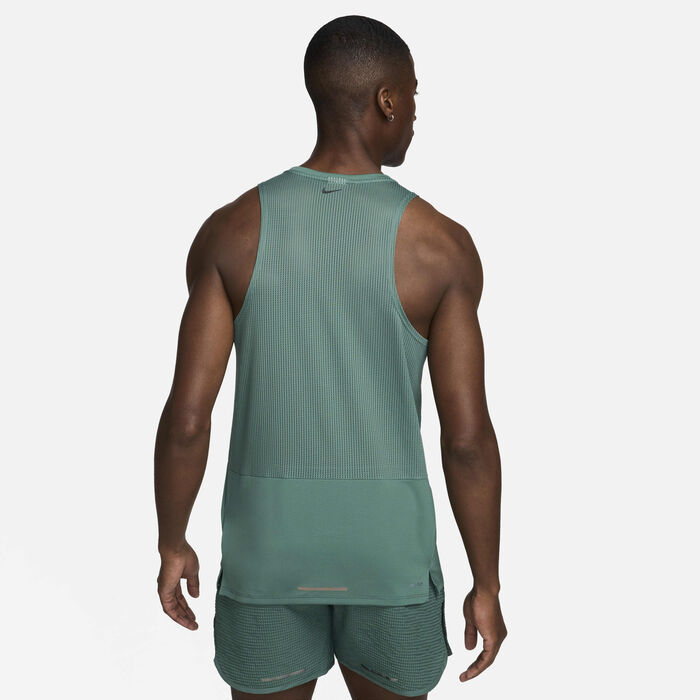 Nike Men's Rise 365 Running Division Dri-FIT Running Tank Top Green Nike Men's Rise 365 Running Division Dri-FIT Running Tank Top Green image number 1