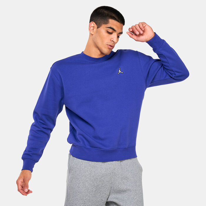 Jordan Men's Brooklyn Fleece Sweatshirt Blue Jordan Men's Brooklyn Fleece Sweatshirt Blue image number 0