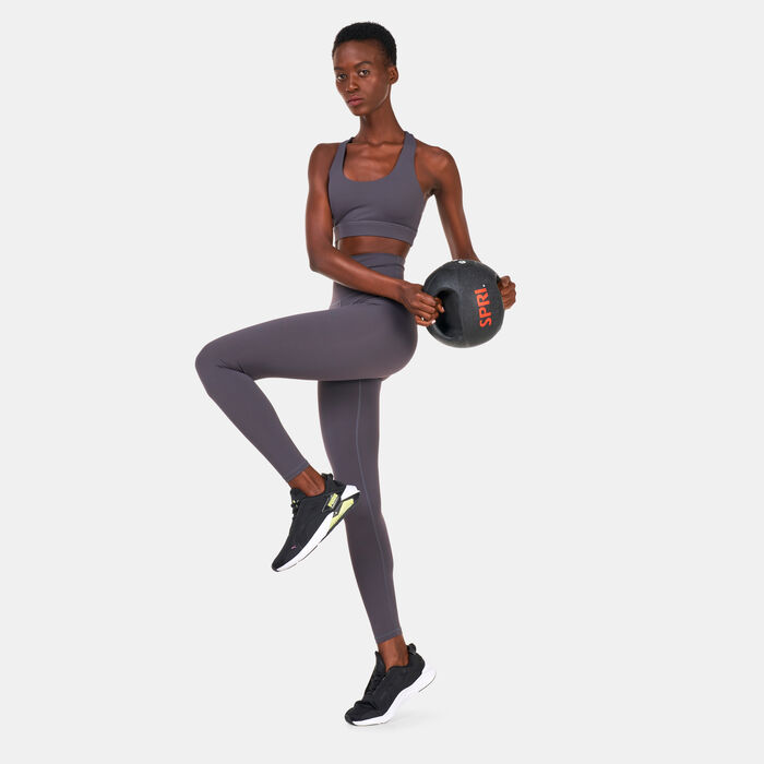 SQUATWOLF Women's Core Agile Sports Bra Grey SQUATWOLF Women's Core Agile Sports Bra Grey image number 2