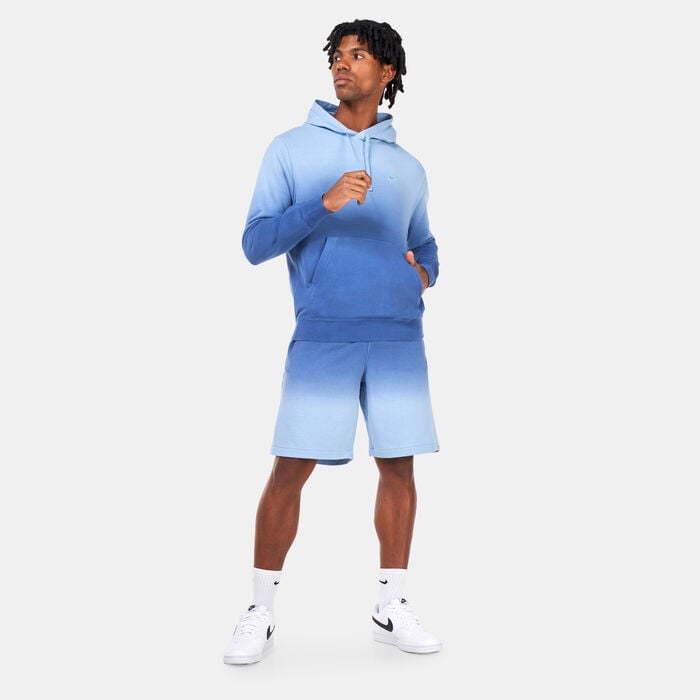 Nike Men's Club+ French Terry Dip Dyed Shorts Blue Nike Men's Club+ French Terry Dip Dyed Shorts Blue image number 2