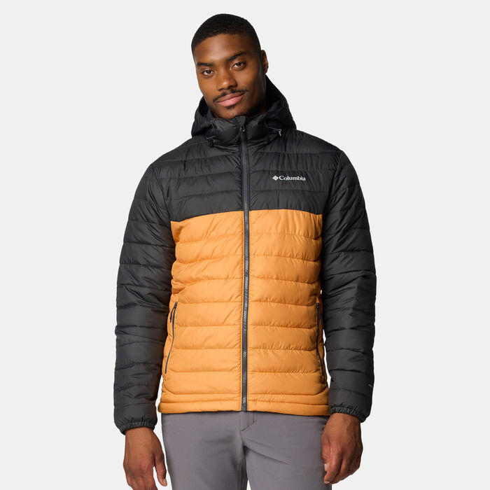 Columbia Men's Powder Lite II Full-Zip Hiking Hoodie yellow Columbia Men's Powder Lite II Full-Zip Hiking Hoodie yellow image number 0
