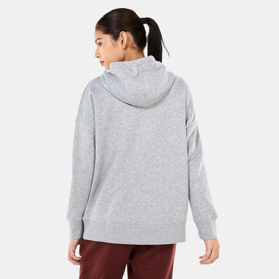 Under Armour Women's Rival Fleece Full-Zip Hoodie Grey Under Armour Women's Rival Fleece Full-Zip Hoodie Grey