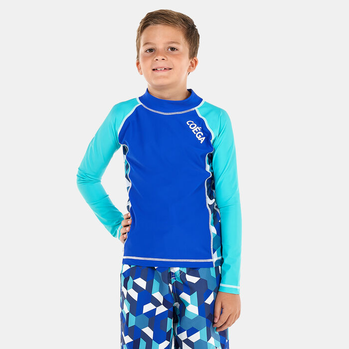 COEGA Kids' Long Sleeves Rashguard Blue COEGA Kids' Long Sleeves Rashguard Blue image number 0