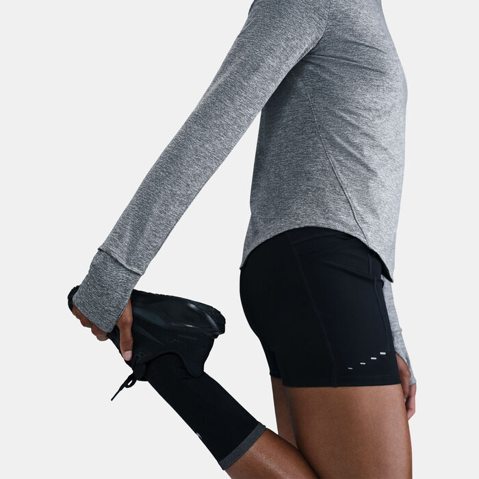 Nike Women's Swift Dri-FIT UV Running Top Grey image number 5