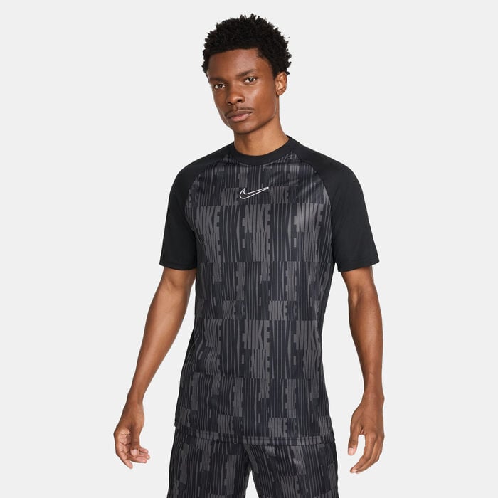 Nike Men's Academy+ Dri-FIT Football Top Black Nike Men's Academy+ Dri-FIT Football Top Black image number 0