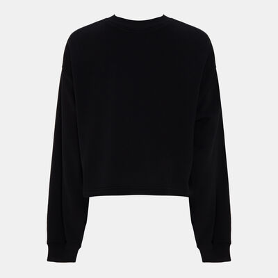 New Balance Women's Coastal Fleece Sweatshirt Black New Balance Women's Coastal Fleece Sweatshirt Black