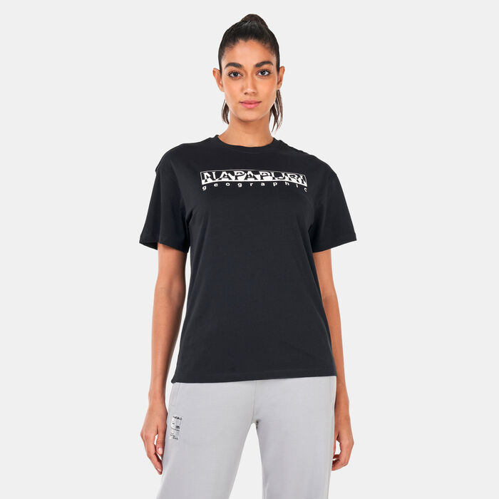 Napapijri Women's Veny T-Shirt Black Napapijri Women's Veny T-Shirt Black image number 0