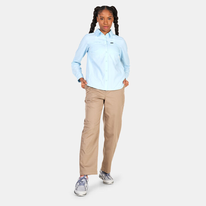 Columbia Women's Silver Ridge™ 3.0 Shirt Blue Columbia Women's Silver Ridge™ 3.0 Shirt Blue image number 2