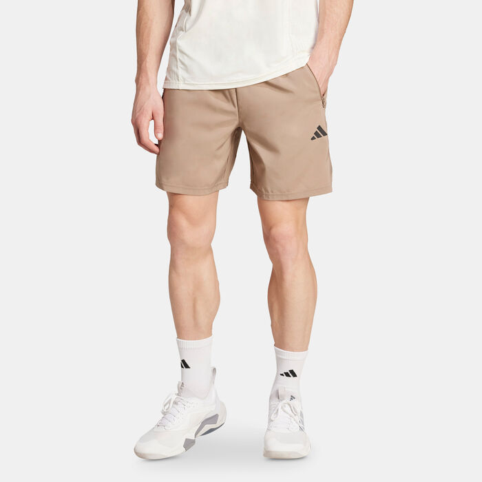 adidas Men's Train Essentials Woven Training Shorts Brown adidas Men's Train Essentials Woven Training Shorts Brown image number 0